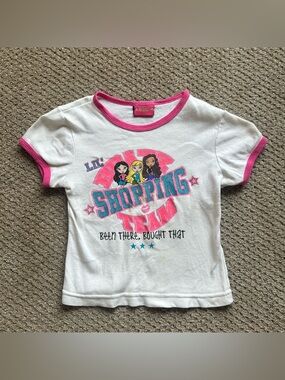 Lil’ Bratz Shopping Team 2004 Vintage Baby Tee Y2K Size: XS